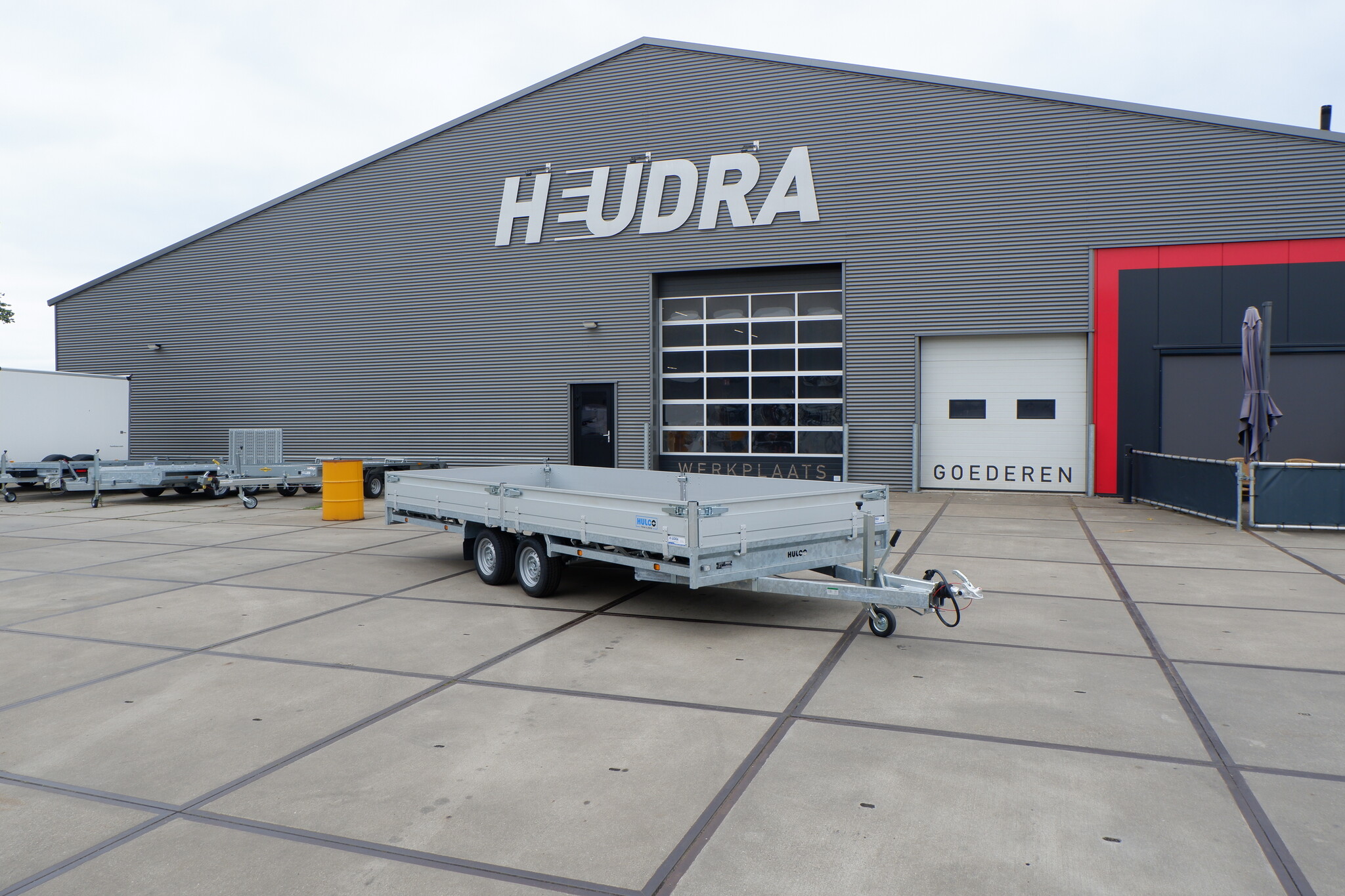 Hulco Medax-2 3000kg 502x203cm plateauwagen