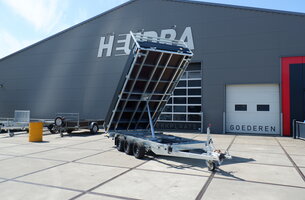 Saris driezijdige kipper 3500kg 406x204cm Heavy Duty Black Edition