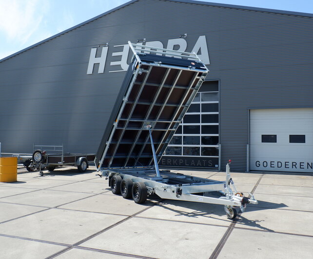 Saris driezijdige kipper 3500kg 406x204cm Heavy Duty Black Edition