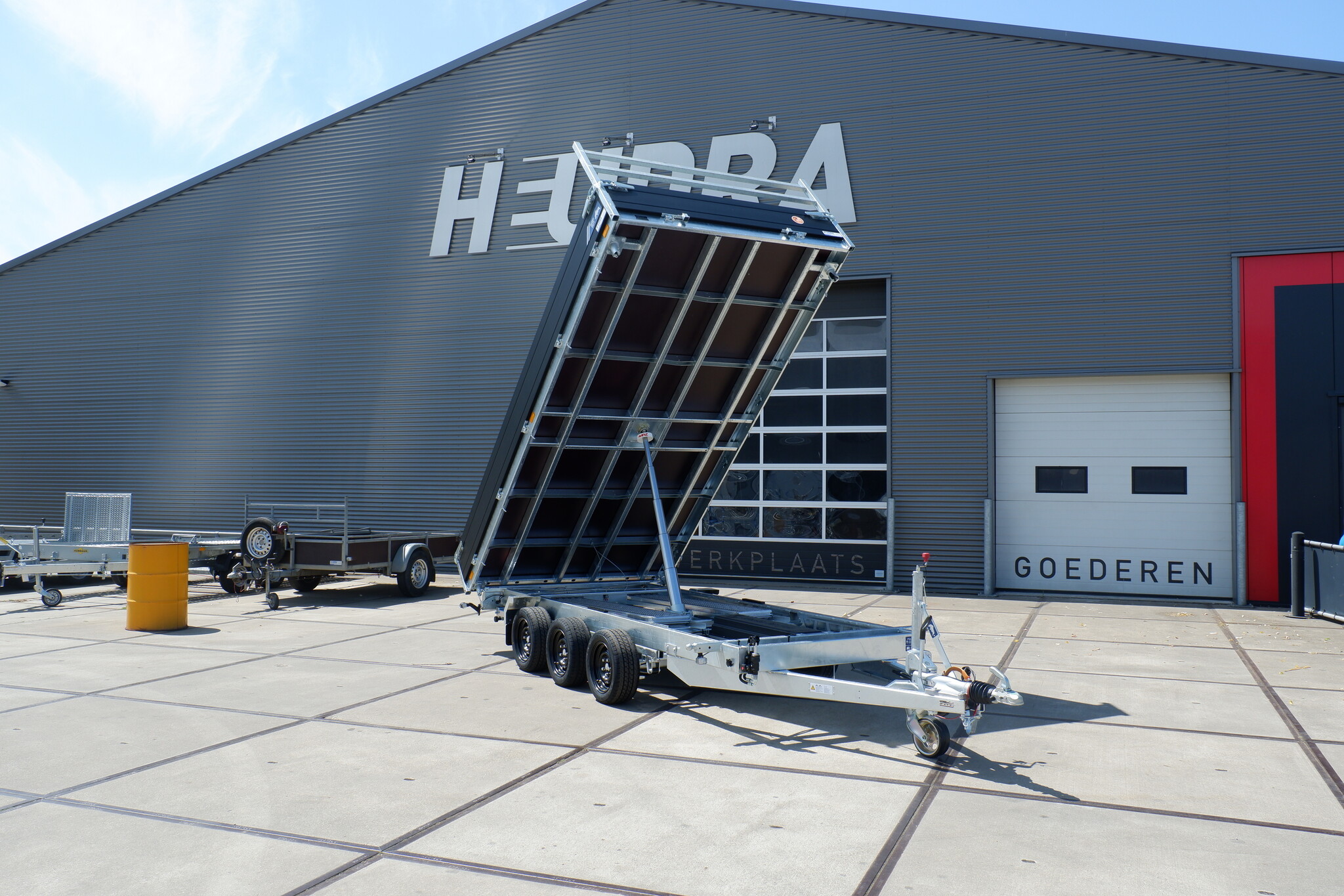 Saris driezijdige kipper 3500kg 406x204cm Heavy Duty Black Edition