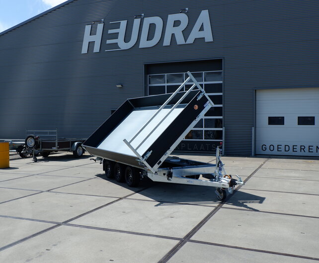 Saris driezijdige kipper 3500kg 406x204cm Heavy Duty Black Edition