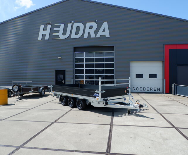 Saris driezijdige kipper 3500kg 406x204cm Heavy Duty Black Edition