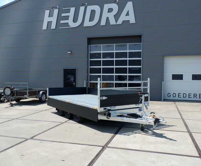 Saris driezijdige kipper 3500kg 406x204cm Heavy Duty Black Edition