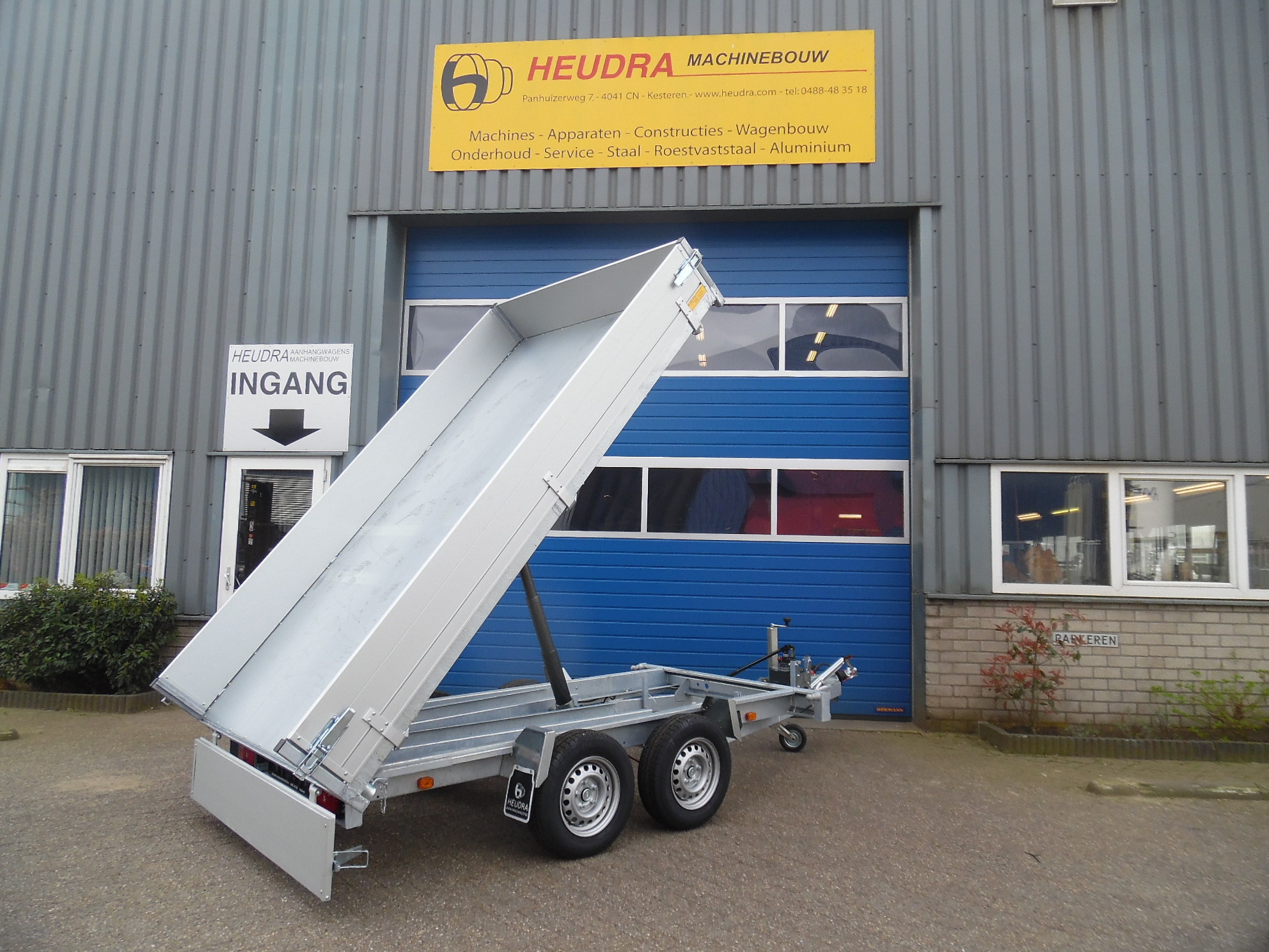 Anssems KSX 2500kg 305x178cm handbediende kipper