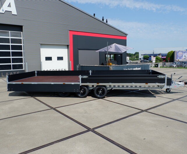 Henra plateauwagen 3500kg 633x248cm BlackLabel