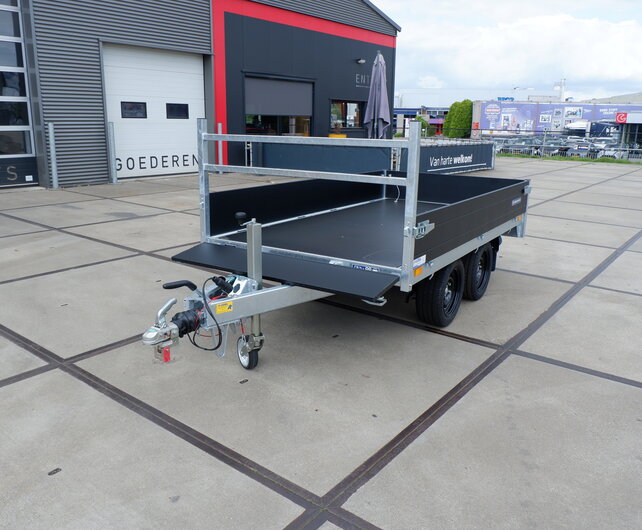 Saris plateauwagen 2000kg 276x150cm Black Edition