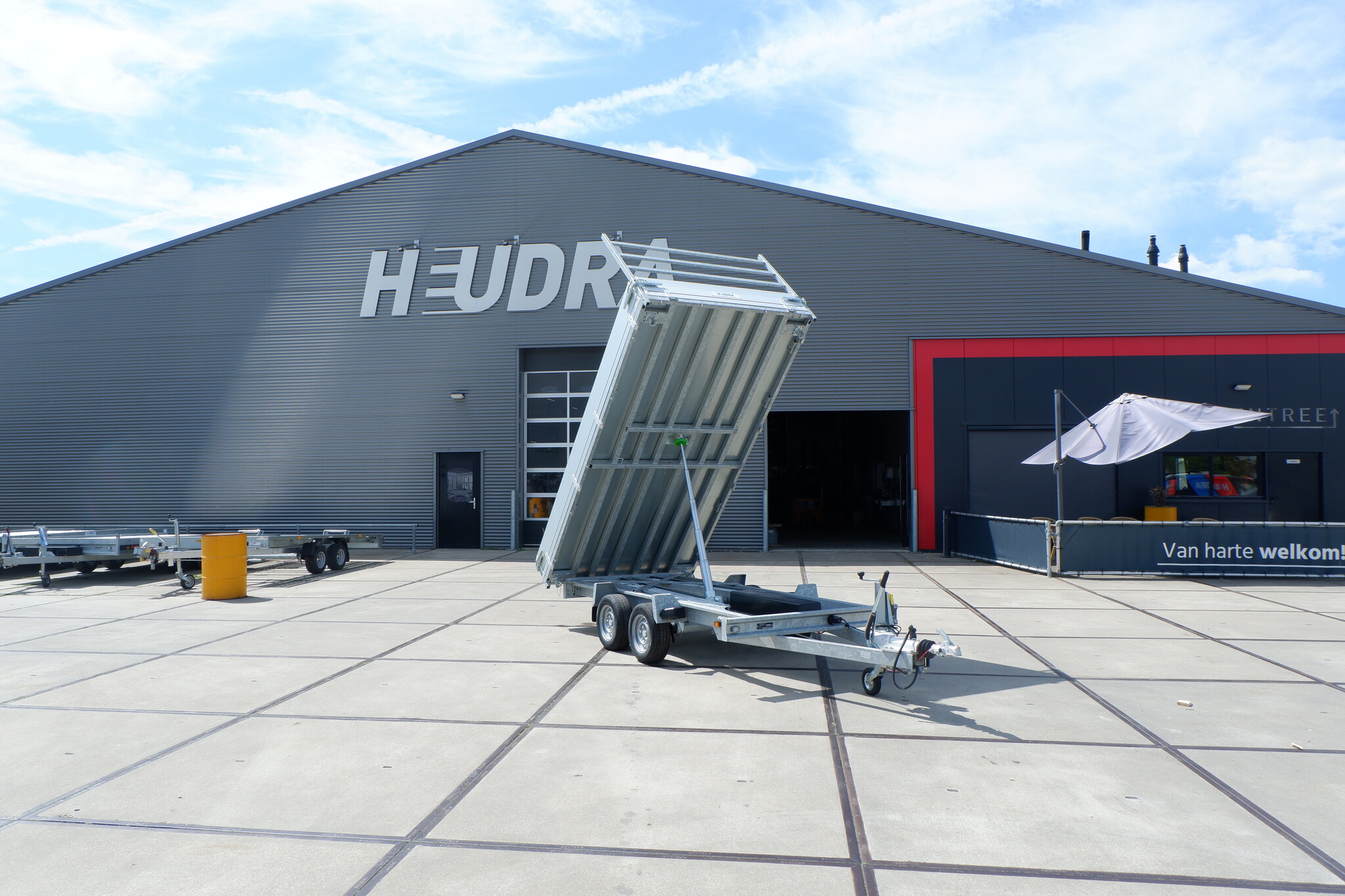 Anssems KSX 3500kg 355x178cm driezijdige kipper