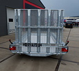 Hulco Terrax-2 3000kg 294x150cm machine-transporter met klep 150cm