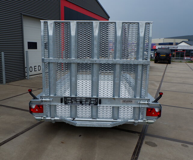 Hulco Terrax-2 3000kg 294x150cm machine-transporter met klep 150cm