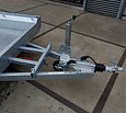 Hulco Terrax-2 3000kg 294x150cm machine-transporter met klep 150cm