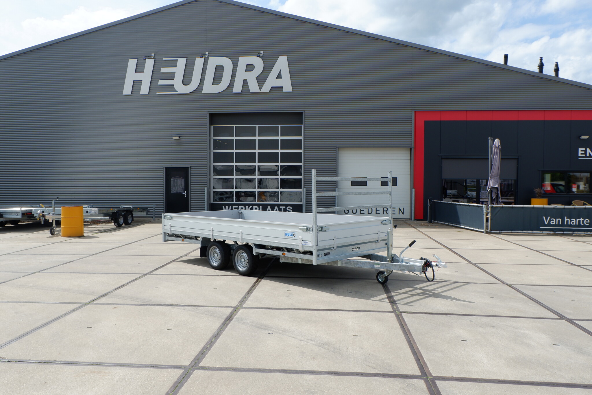 Hulco Medax-2 3000kg 405x203cm plateauwagen