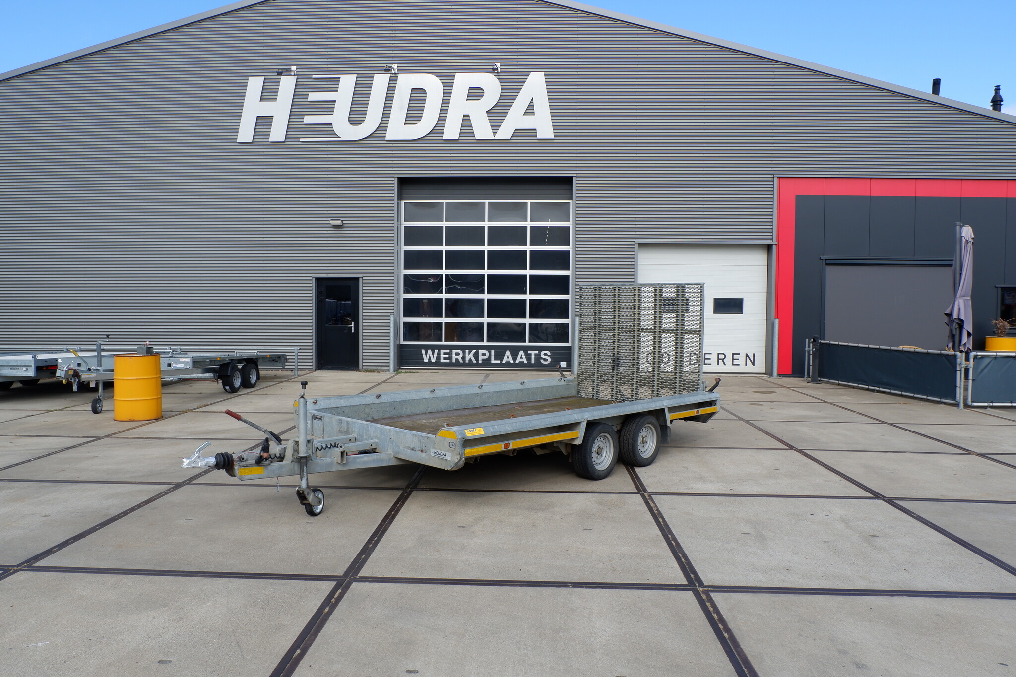 Gebruikte Hulco machinetransporter 3500kg 394x180cm