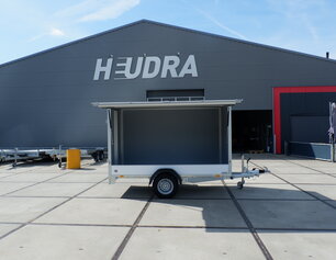 Saris gesloten aanhangwagen GO 1500kg 306x154x180cm met verkoopklep