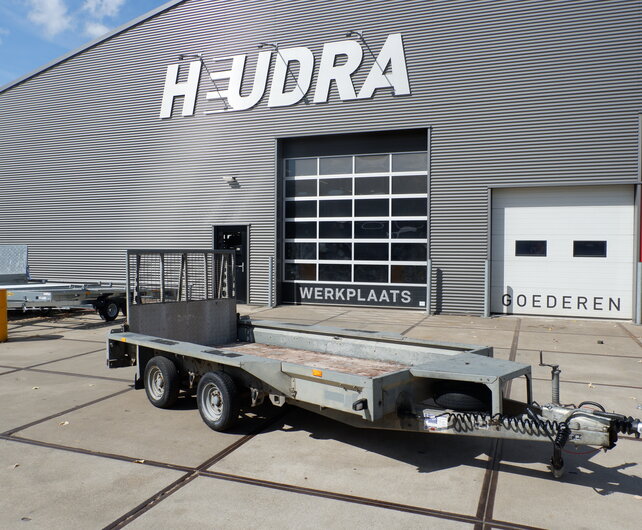 Gebruikte Ifor Williams machinetransporter 3500kg 370x160cm