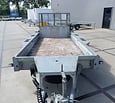 Gebruikte Ifor Williams machinetransporter 3500kg 370x160cm