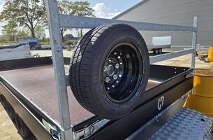 Reservewiel 185/60R12 5gts Zwarte velg