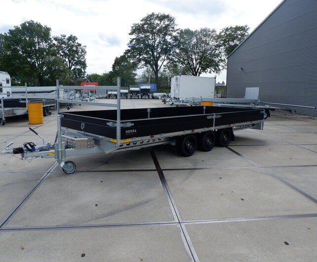 Henra plateauwagen 3500kg 553x222cm Xpert BlackLabel