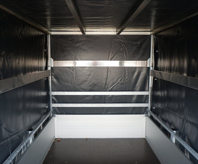 Anssems BSX bakwagen 1350kg met huif 251x130x150cm