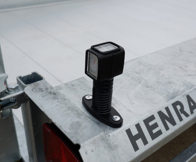 Henra machinetransporter 3500kg 450x170cm Aluminium klikvloer met oprijbalken
