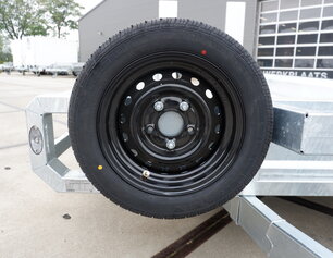 Reservewiel 195/50R13 zwarte velg