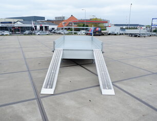 Aluminium oprijplaten voor Henra kipper