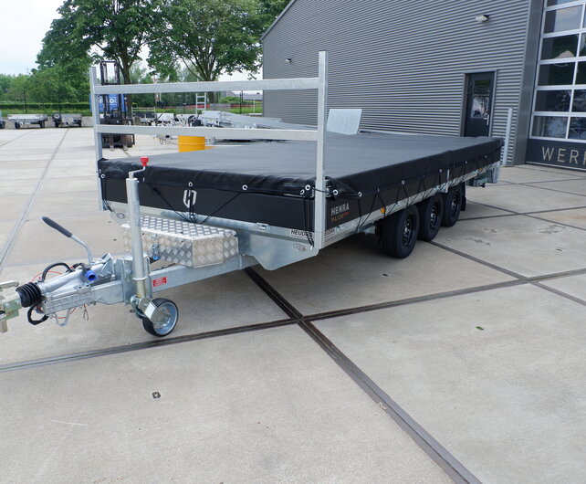 Henra plateauwagen tridemas 3500kg 503x202cm Xpert BlackLabel