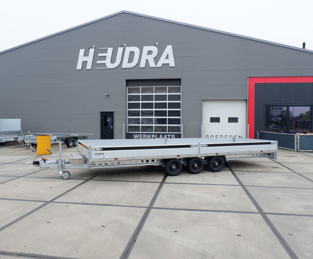 Henra plateauwagen tridemas 3500kg 633x222cm Xpert