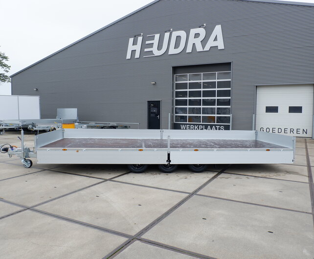 Henra plateauwagen tridemas 3500kg 633x222cm Xpert