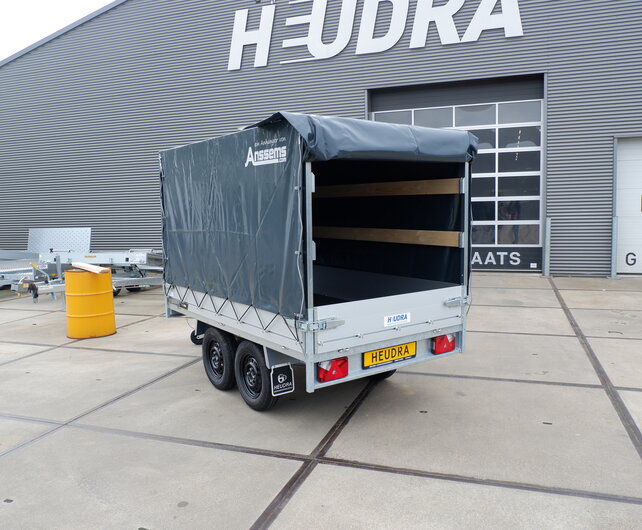 Anssems PLTT Pro 750kg 251x150x150cm plateauwagen met huif