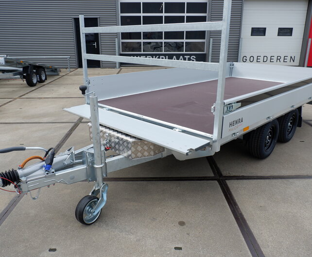 Henra plateauwagen 3500kg 351x185cm Xpert