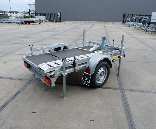 Gebruikte King Trailers motortransporter 750kg 215x125cm