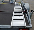 Gebruikte King Trailers motortransporter 750kg 215x125cm
