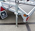 Gebruikte King Trailers motortransporter 750kg 215x125cm