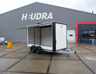 Henra gesloten aanhangwagen 2700kg 365x184x220cm Xpert met verkoopklep