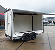 Henra gesloten aanhangwagen 2700kg 365x184x220cm Xpert met verkoopklep