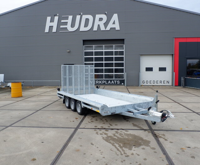 Hulco Terrax-3 3500kg 394x180cm machine-transporter met klep 150cm