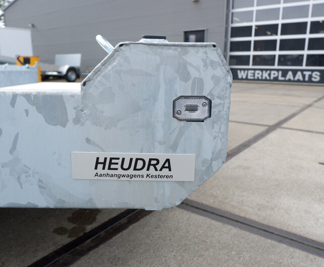 Hulco Terrax-3 3500kg 394x180cm machine-transporter met klep 150cm