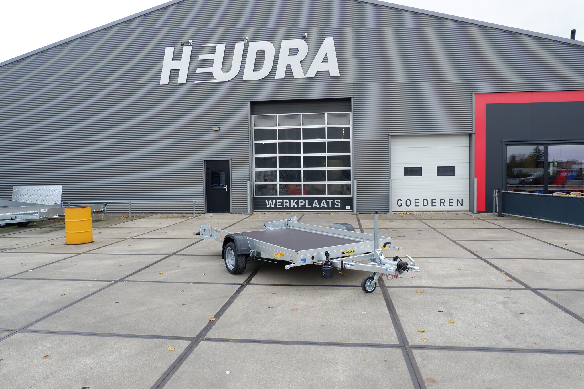 Humbaur zakbare multitransporter 1800kg 310x177cm