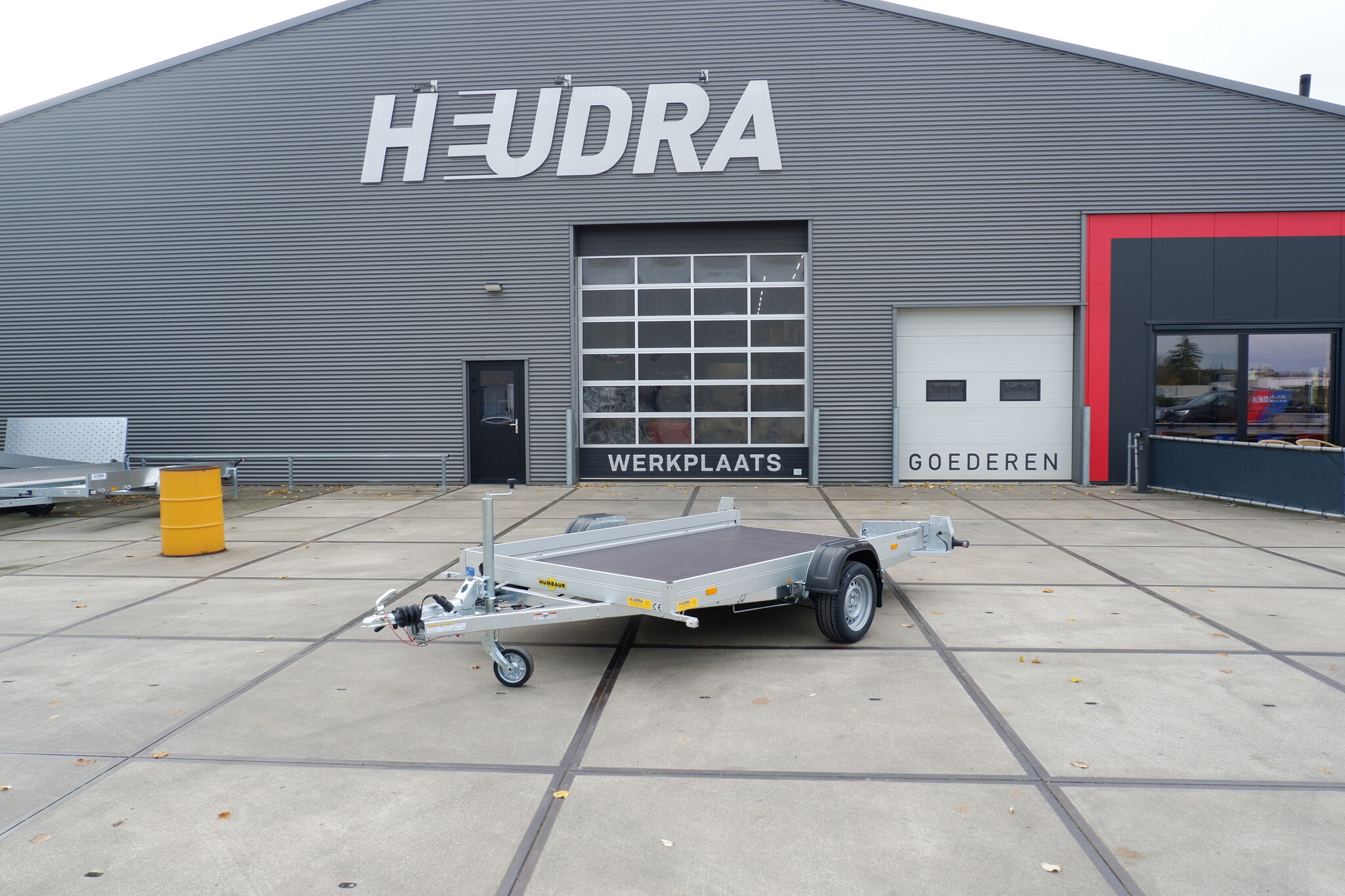 Humbaur zakbare multitransporter 1500kg 310x177cm