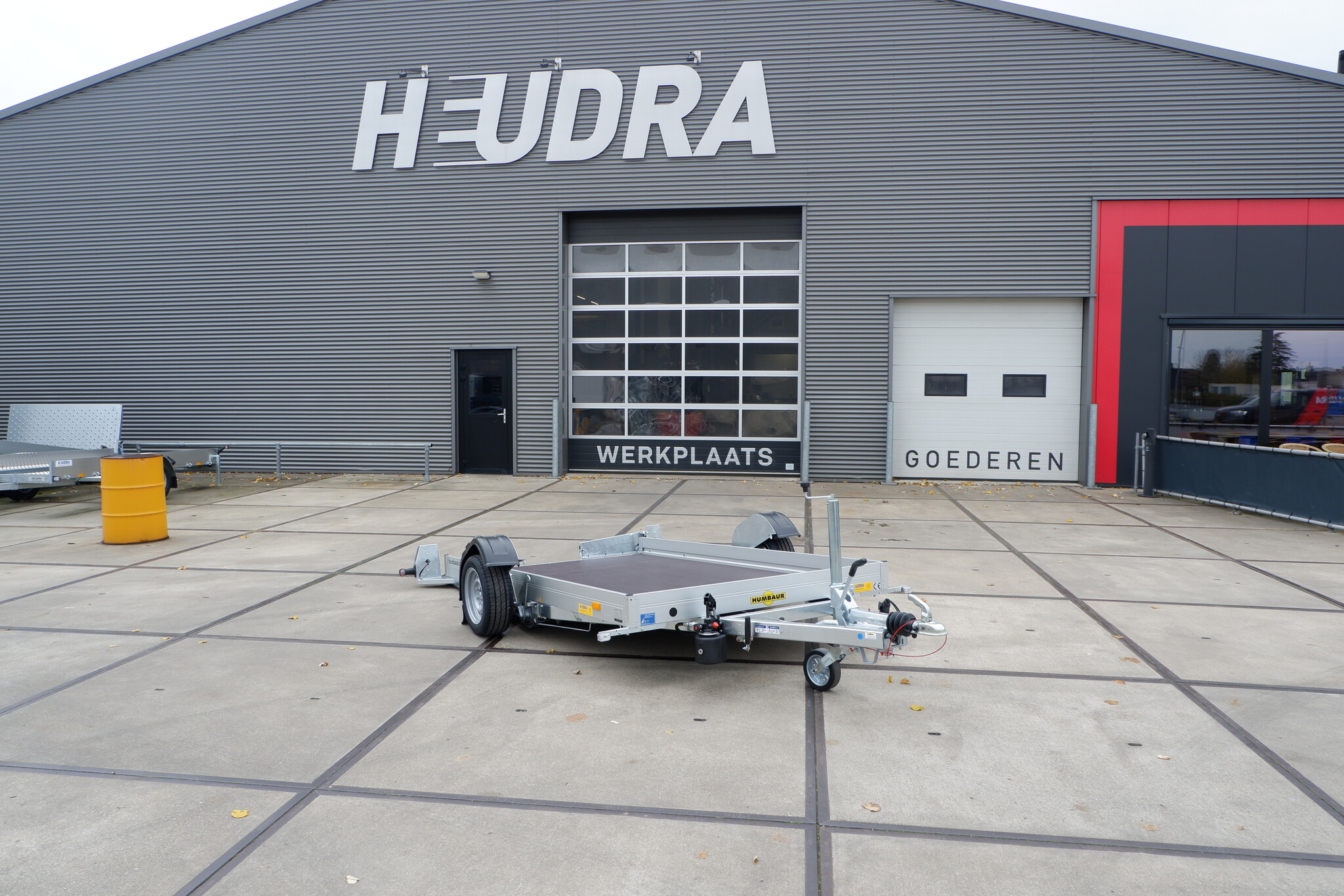 Humbaur zakbare multitransporter 1350kg 310x177cm