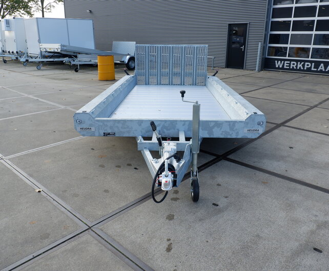 Hulco Terrax-3 3500kg 394x180cm machinetransporter met klep 100cm