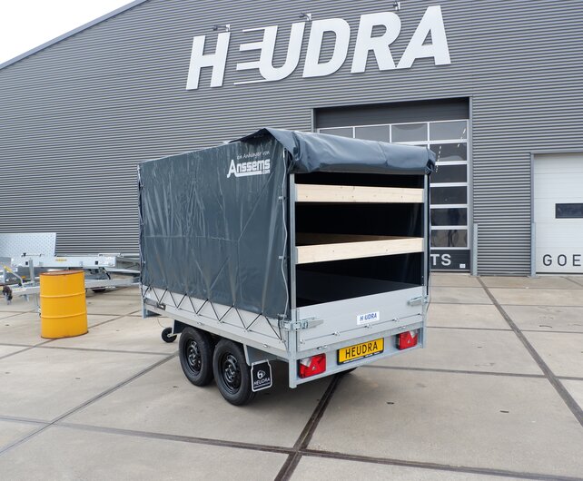 Huif 251x150x150cm voor Anssems PLT Pro plateauwagen