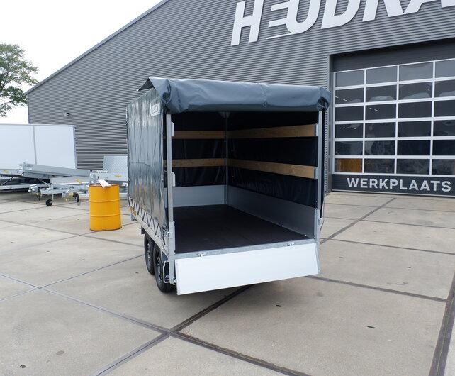Huif 305x150x165cm voor Anssems PLT Pro plateauwagen