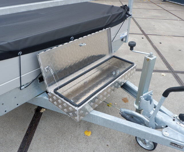 Saris plateauwagen 406x204cm 2700kg tandemas