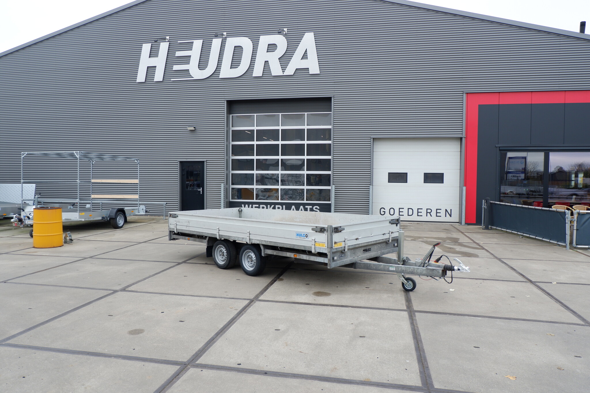 Gebruikte Hulco Medax-2 3000kg 405x183cm plateauwagen