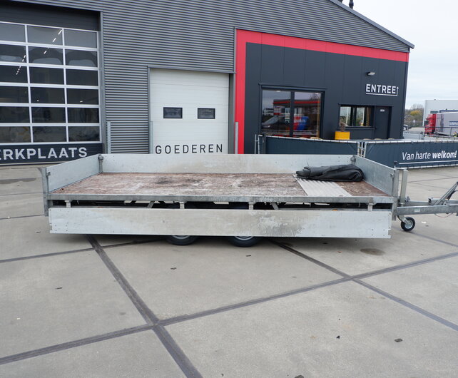 Gebruikte Hulco Medax-2 3000kg 405x183cm plateauwagen