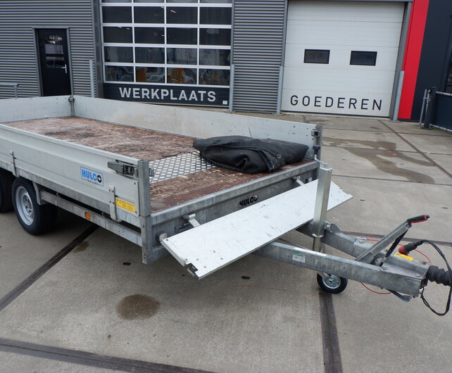 Gebruikte Hulco Medax-2 3000kg 405x183cm plateauwagen