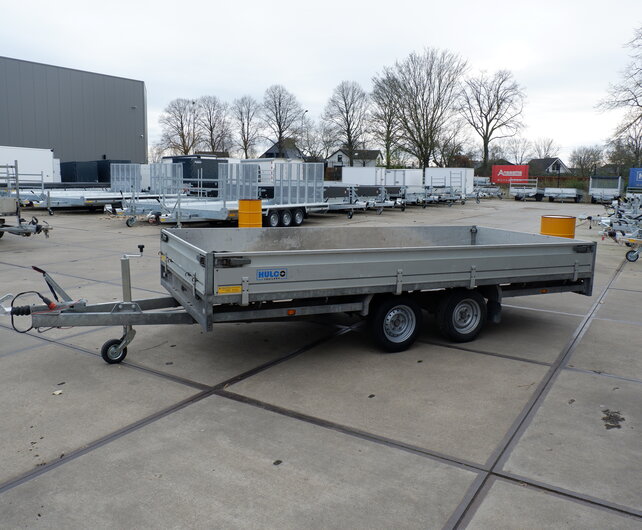 Gebruikte Hulco Medax-2 3000kg 405x183cm plateauwagen