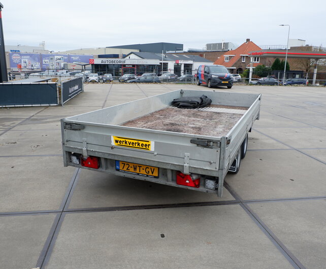 Gebruikte Hulco Medax-2 3000kg 405x183cm plateauwagen