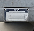 Gebruikte Hoka bakwagen 2700kg 295x130cm